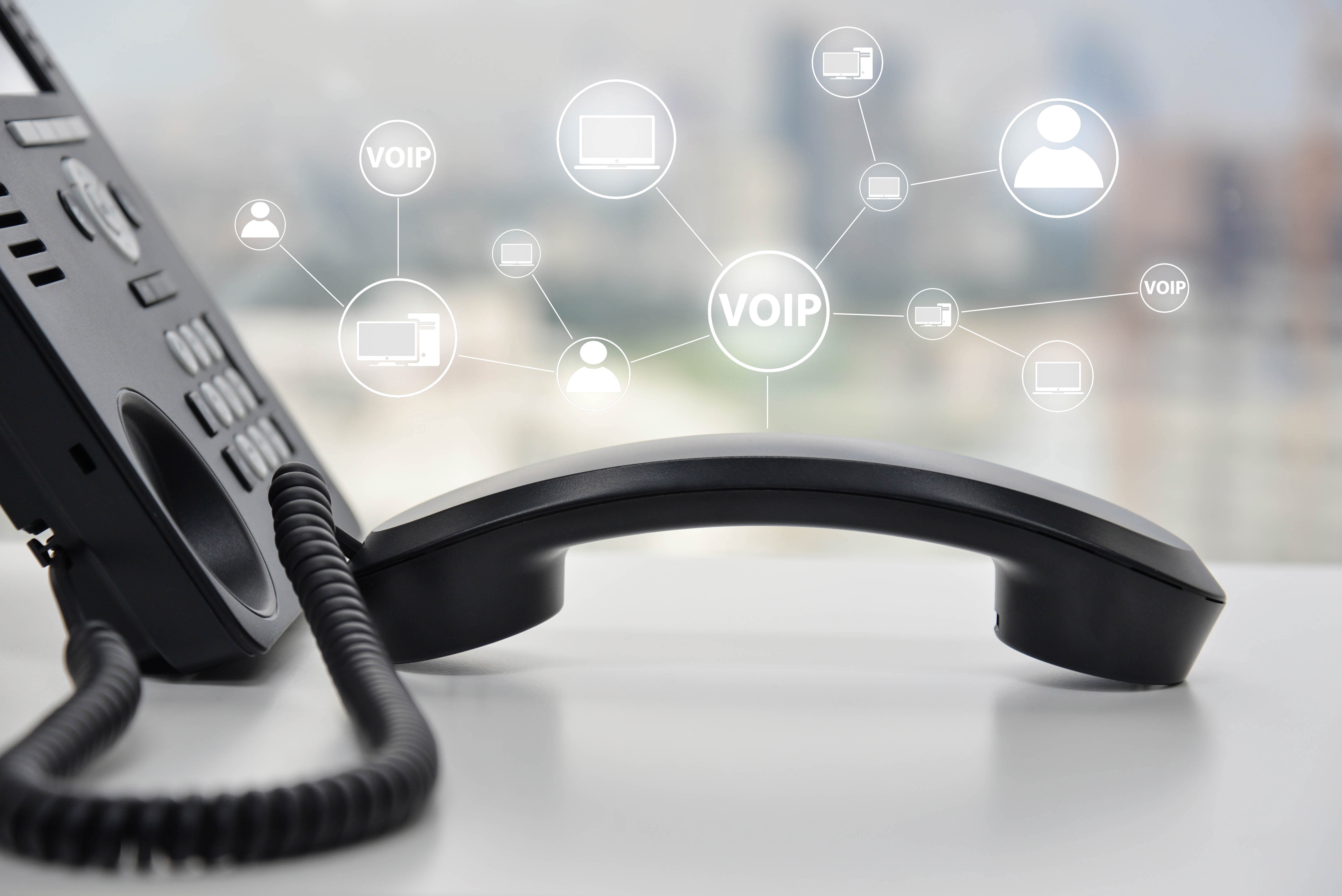 VoIP Phone with icon